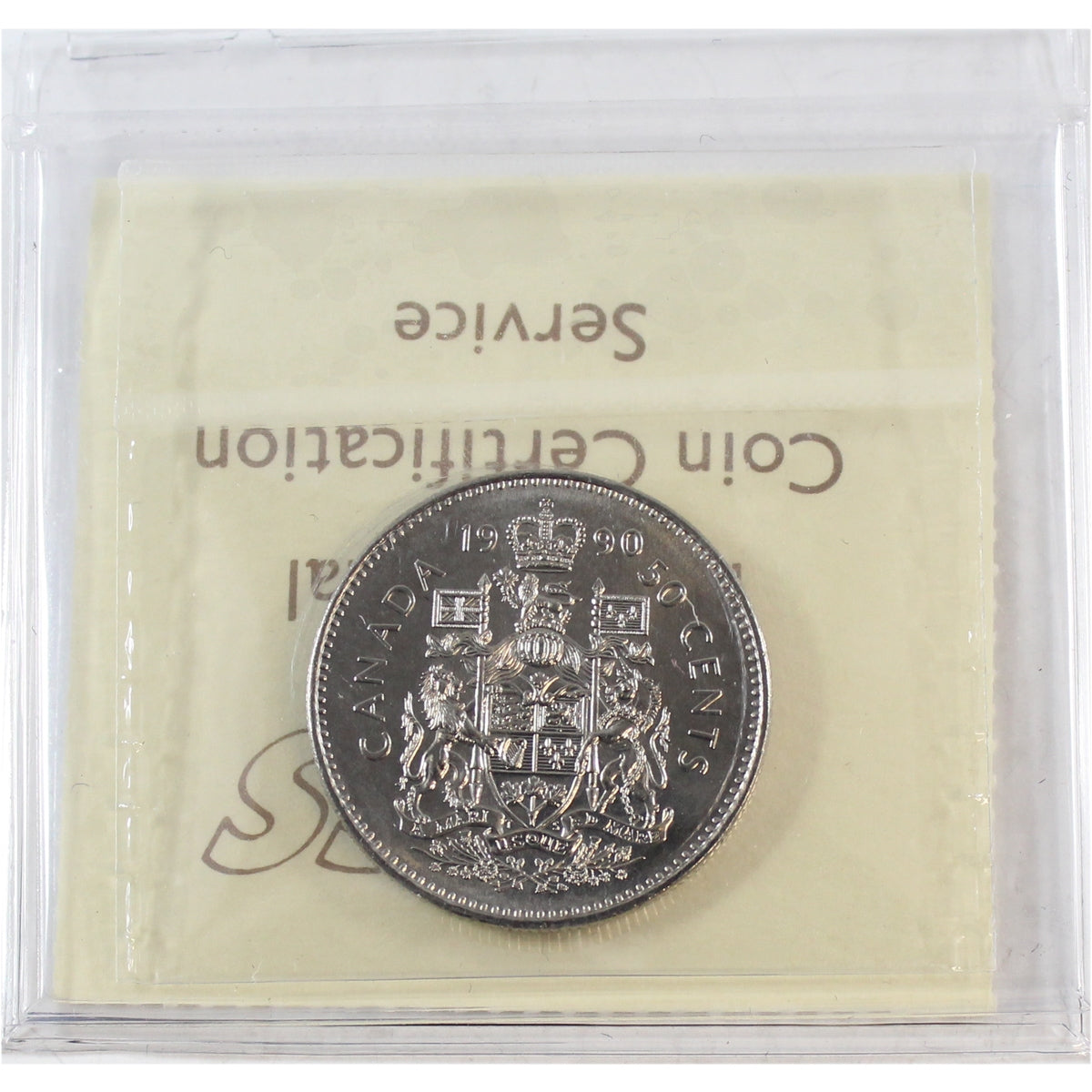 1990 Canada 50-cents ICCS Certified MS66
