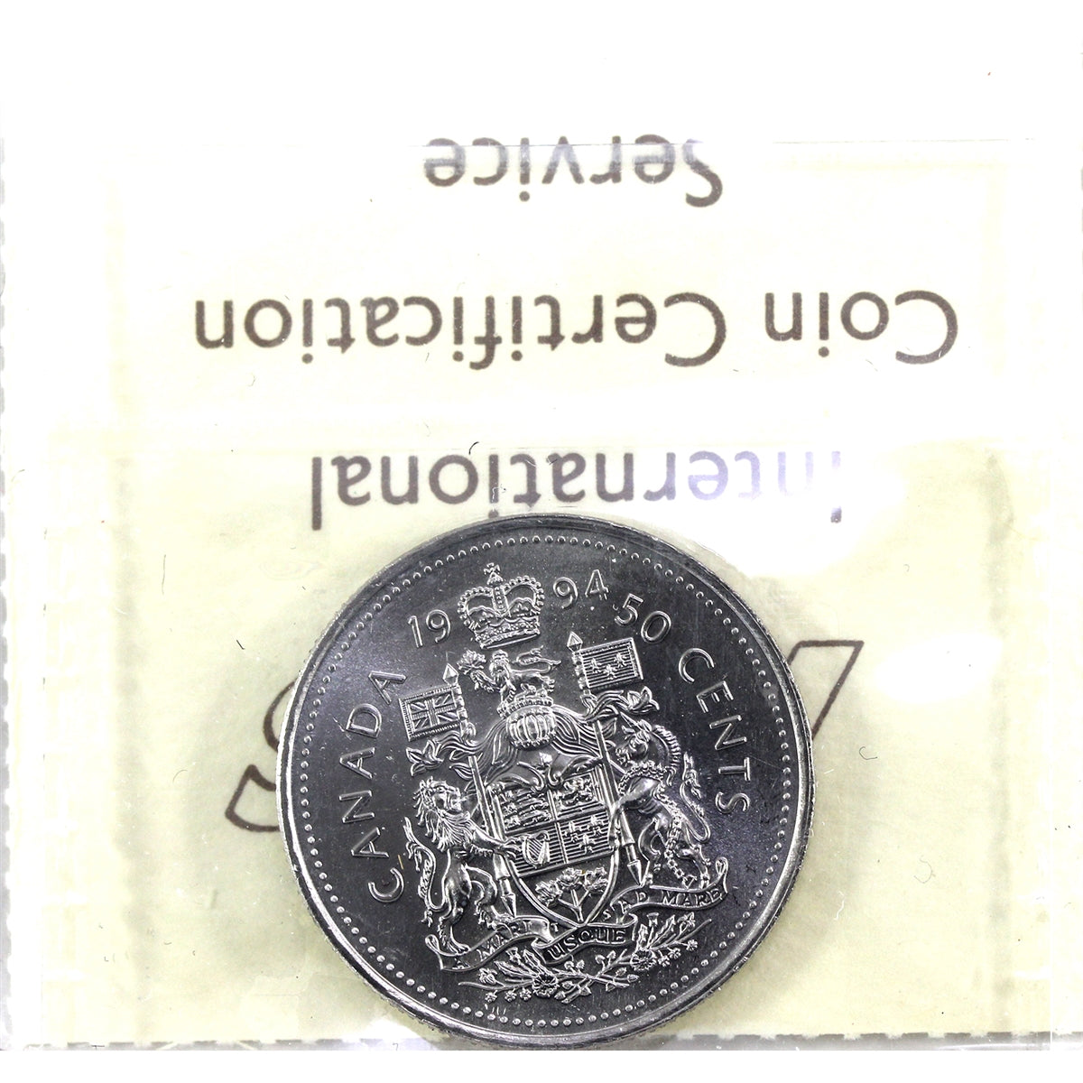 1994 Canada 50-cents ICCS Certified MS66