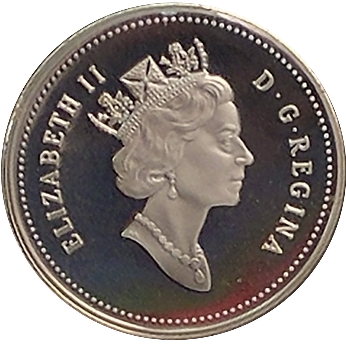 1998 Canada Beluga Whale 50-cents Silver Proof_