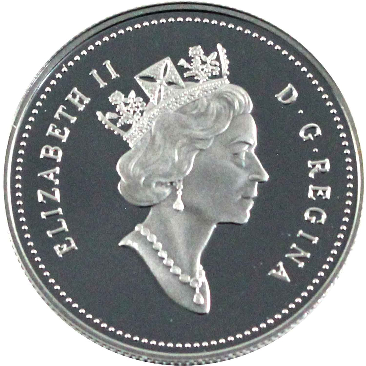 2000 Canada Red-Tailed Hawk 50-cents Silver Proof_