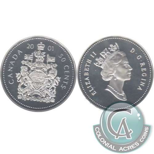 2001 Canada 50-cents Silver Proof