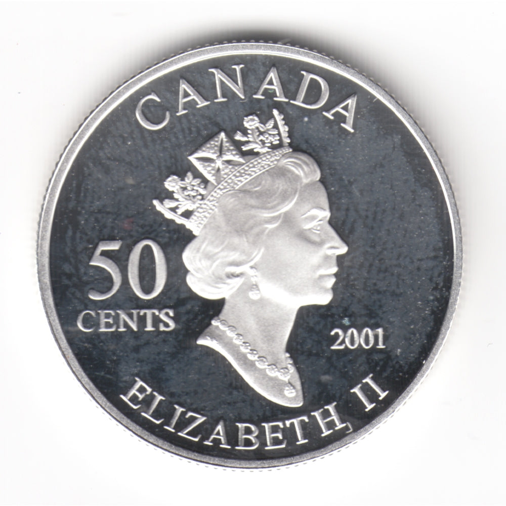 2001 Canada Les Petite Sauteux 50-cents Silver Proof_