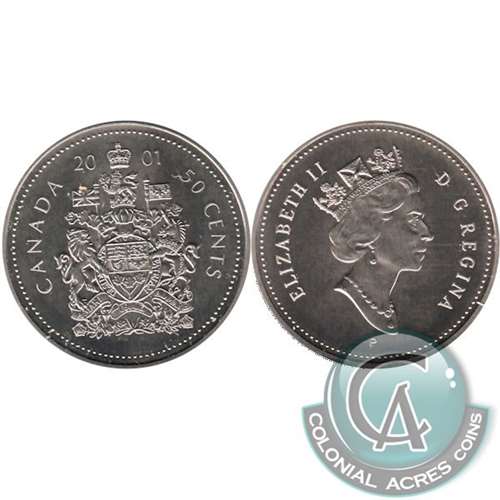 2001P Canada 50-cents Specimen