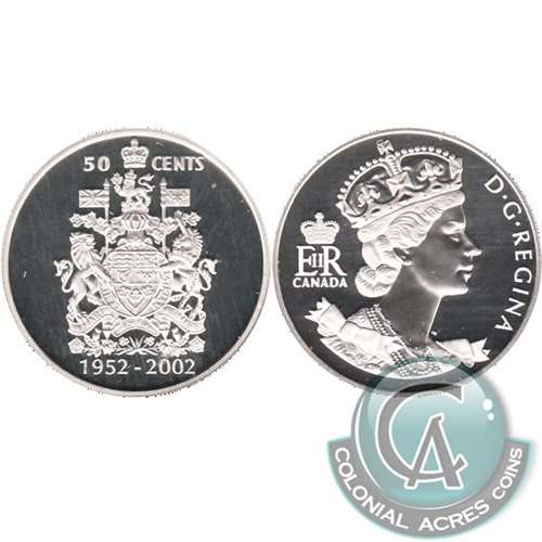2002 Canada Jubilee 50-cents Silver Proof