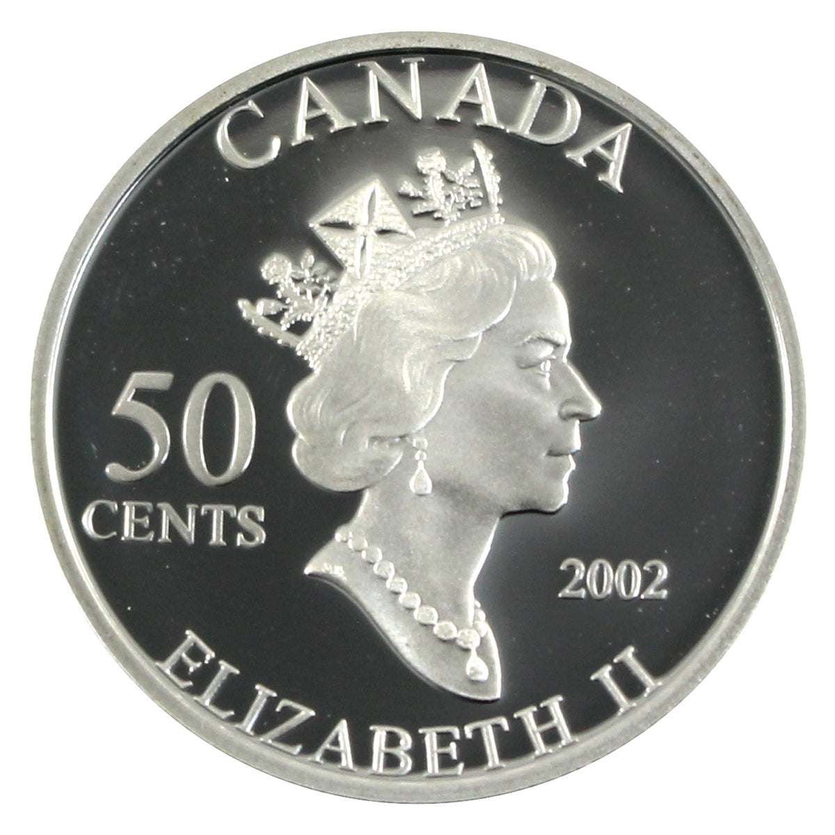 2002 Canada Pig 50-cents Silver Proof_