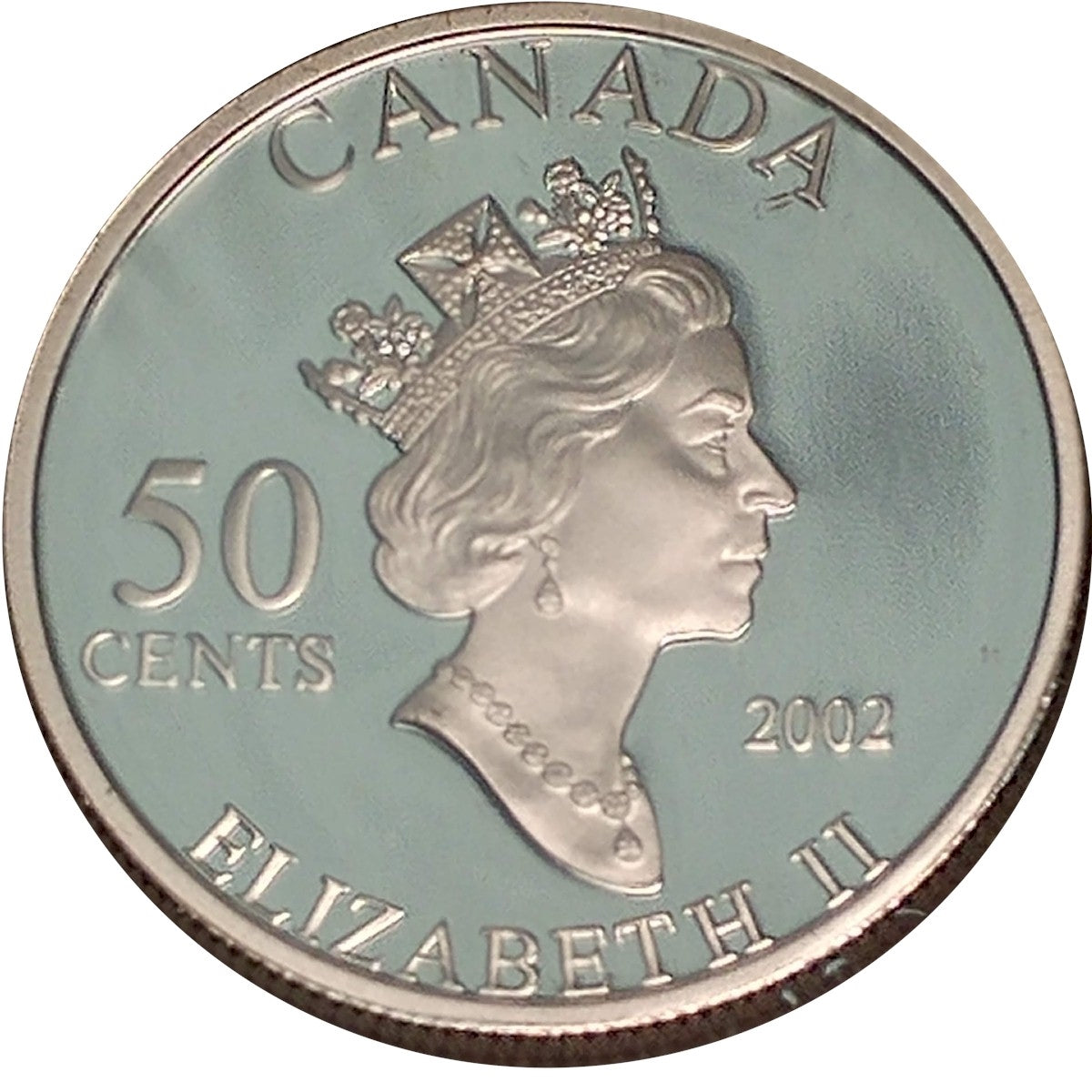 2002 Canada Shoemaker 50-cents Silver Proof_