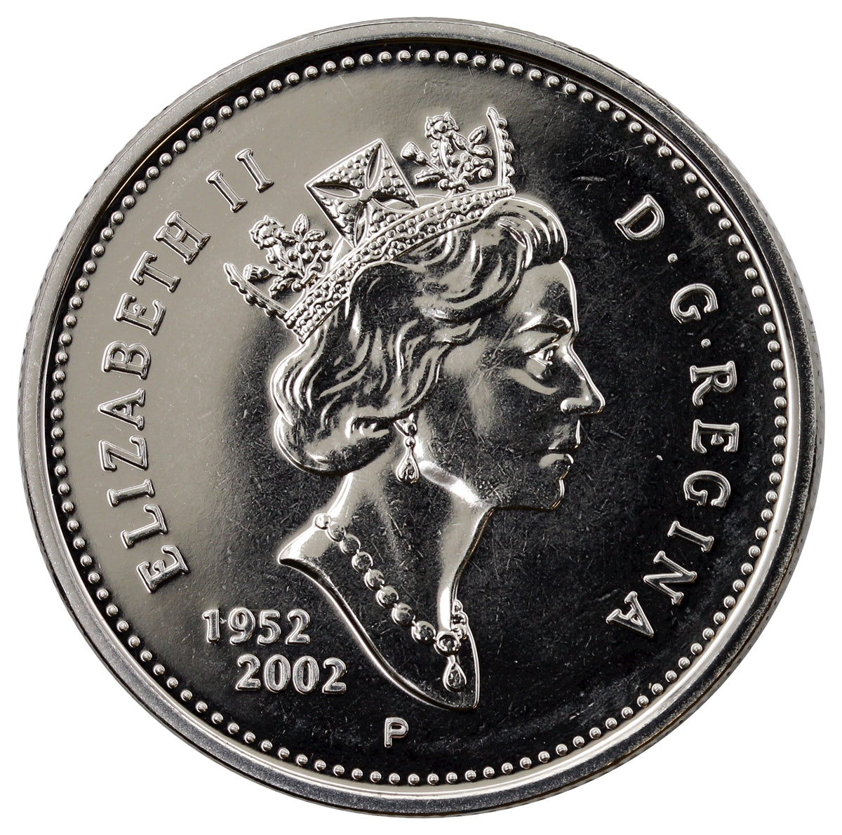 2002P Canada Coat of Arms 50-cents Proof Like (Mint Set Issue Only)