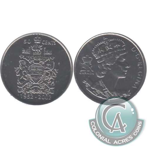 2002P Canada Jubilee 50-cents Proof Like