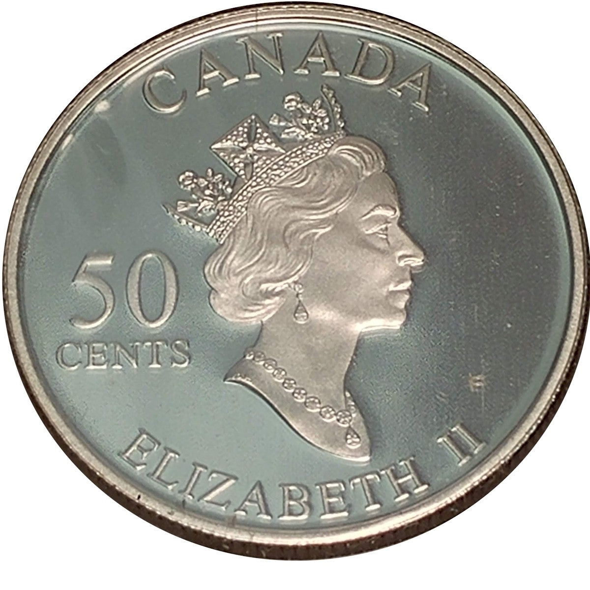 2003 Canada Golden Daffodil 50-cents Silver Proof_