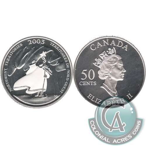 2003 Canada North West Territories 50-cents Silver Proof_