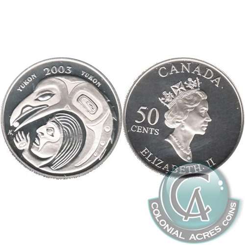 2003 Canada Yukon 50-cents Silver Proof_