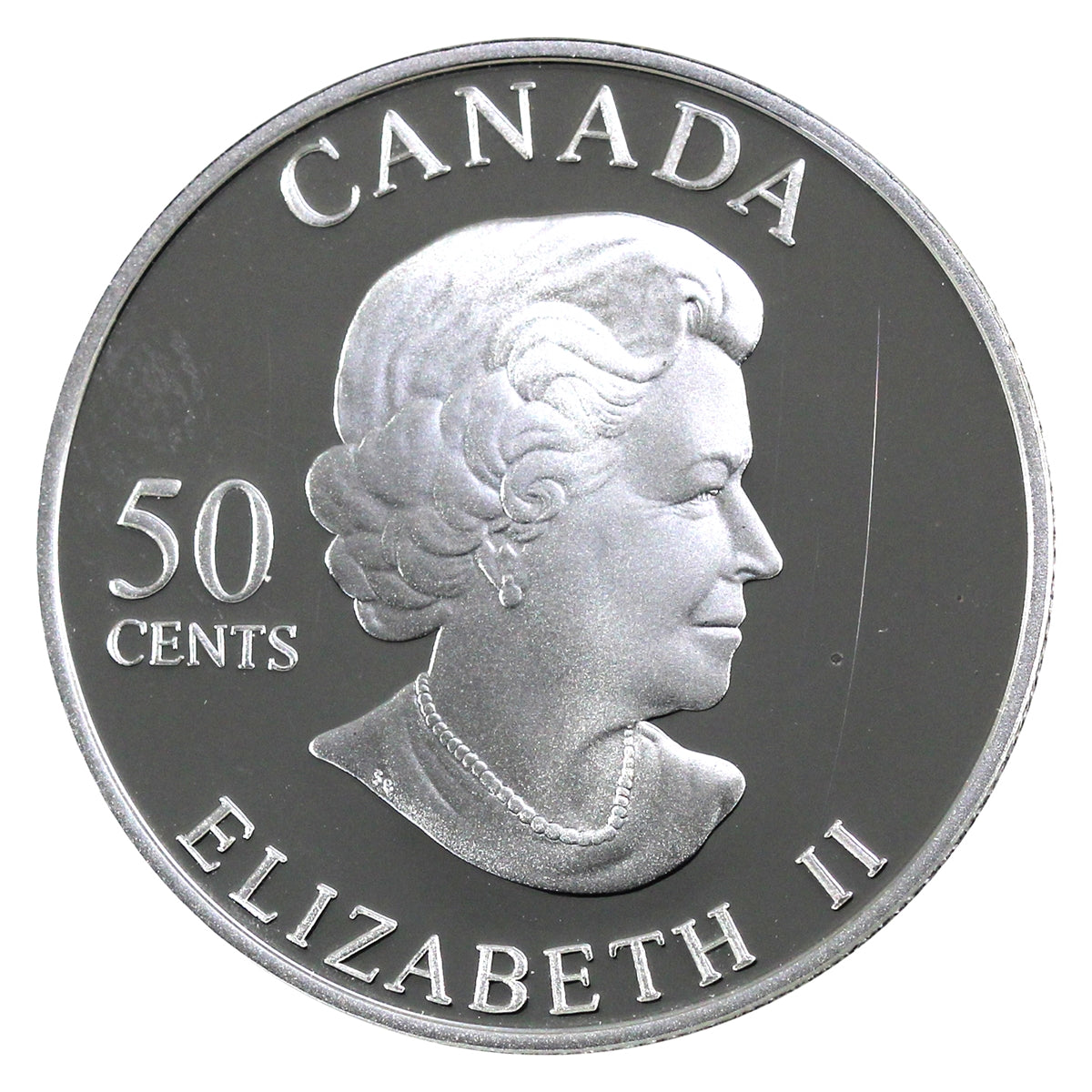 2004 Canada Easter Lily 50-cents Silver Proof_