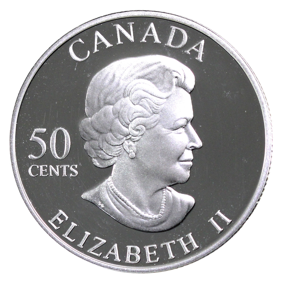 2004 Canada Tiger Swallowtail 50-cents Silver Proof_