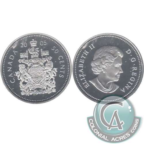 2005 Canada 50-cents Silver Proof