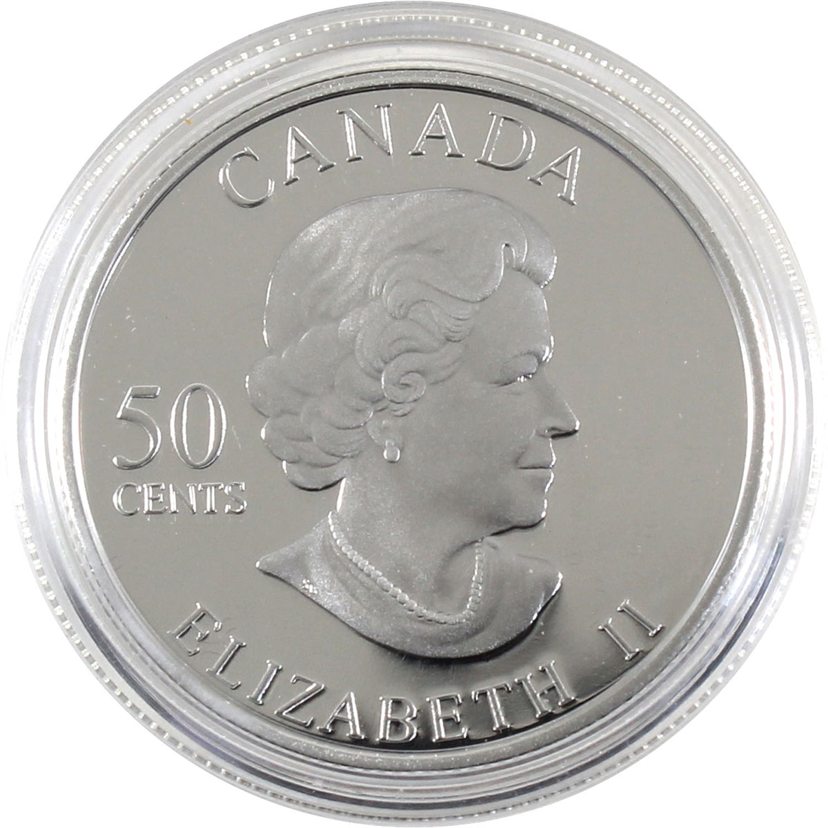 2005 Canada Spangled Fritillary Butterfly 50-cents Silver Proof_