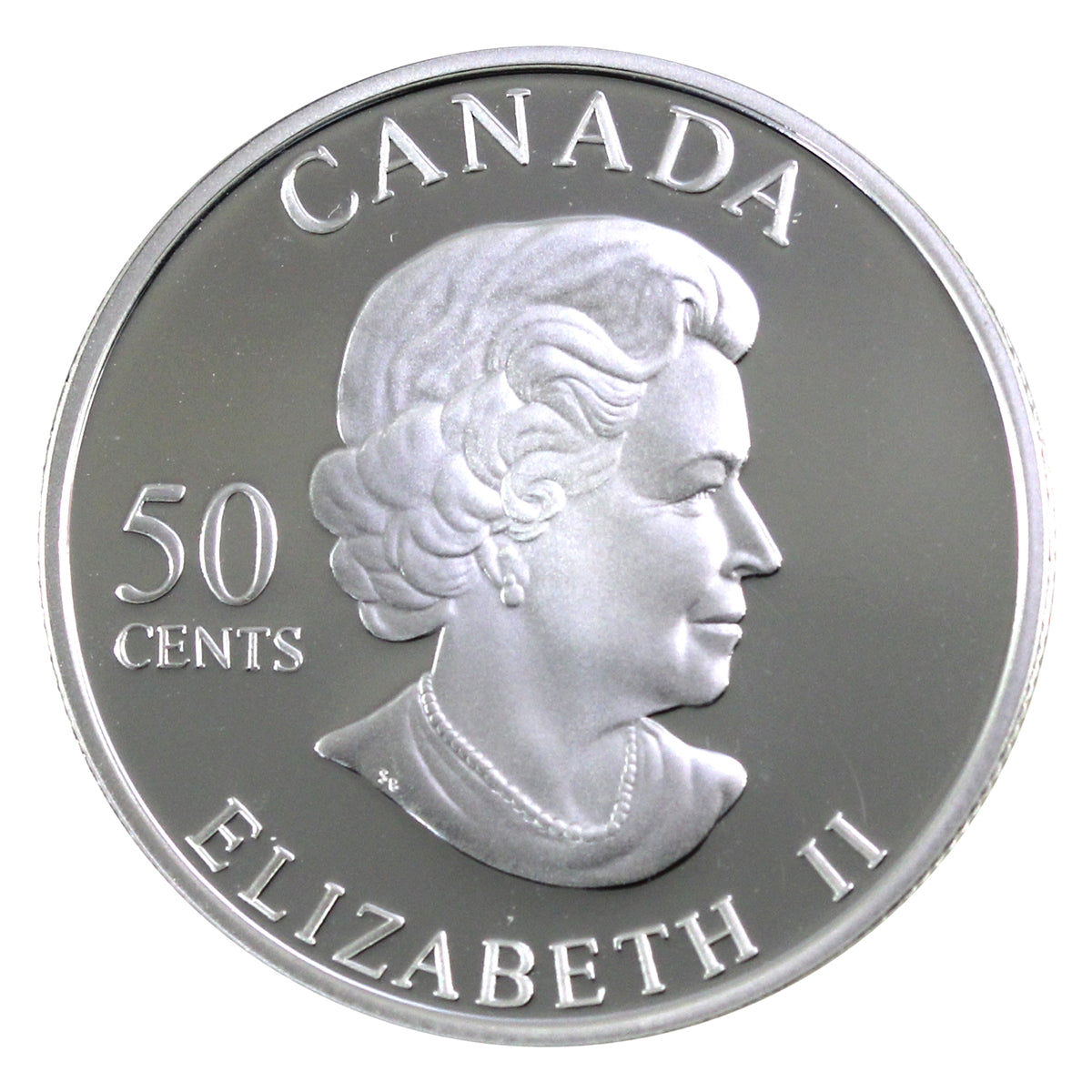 2006 Canada Silvery Blue 50-cents Silver Proof_