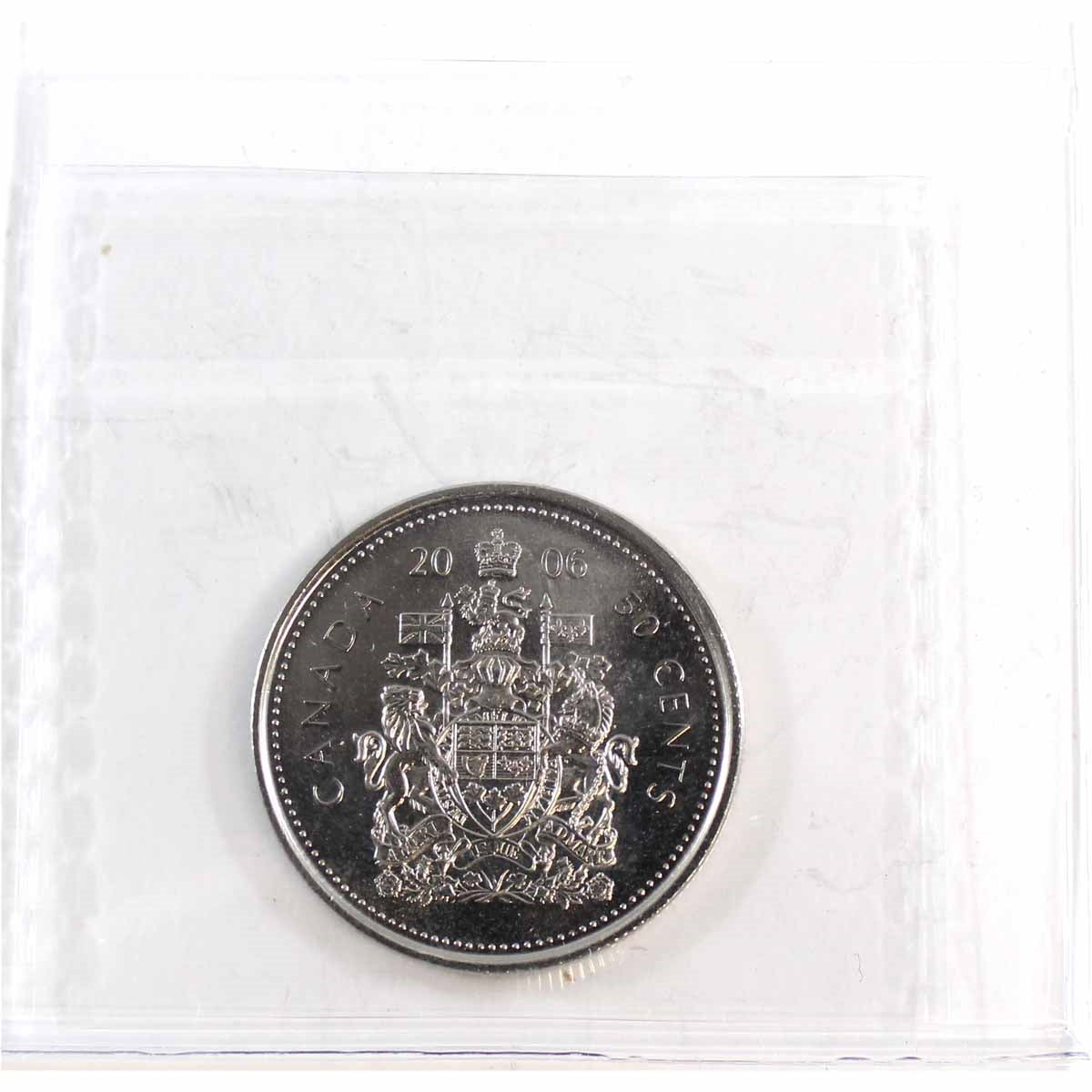 2006P Canada 50-cents ICCS Certified MS65