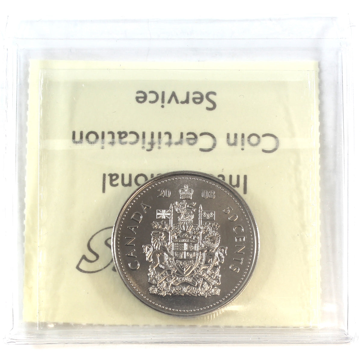2008 Canada 50-cents ICCS Certified MS65