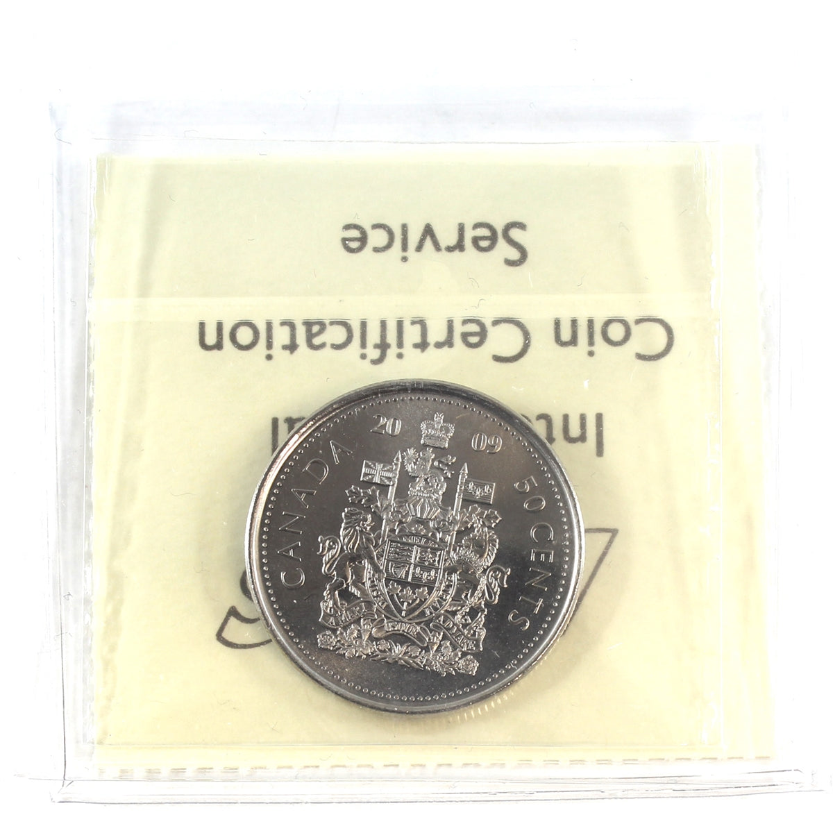 2009 Canada 50-cents ICCS Certified MS65