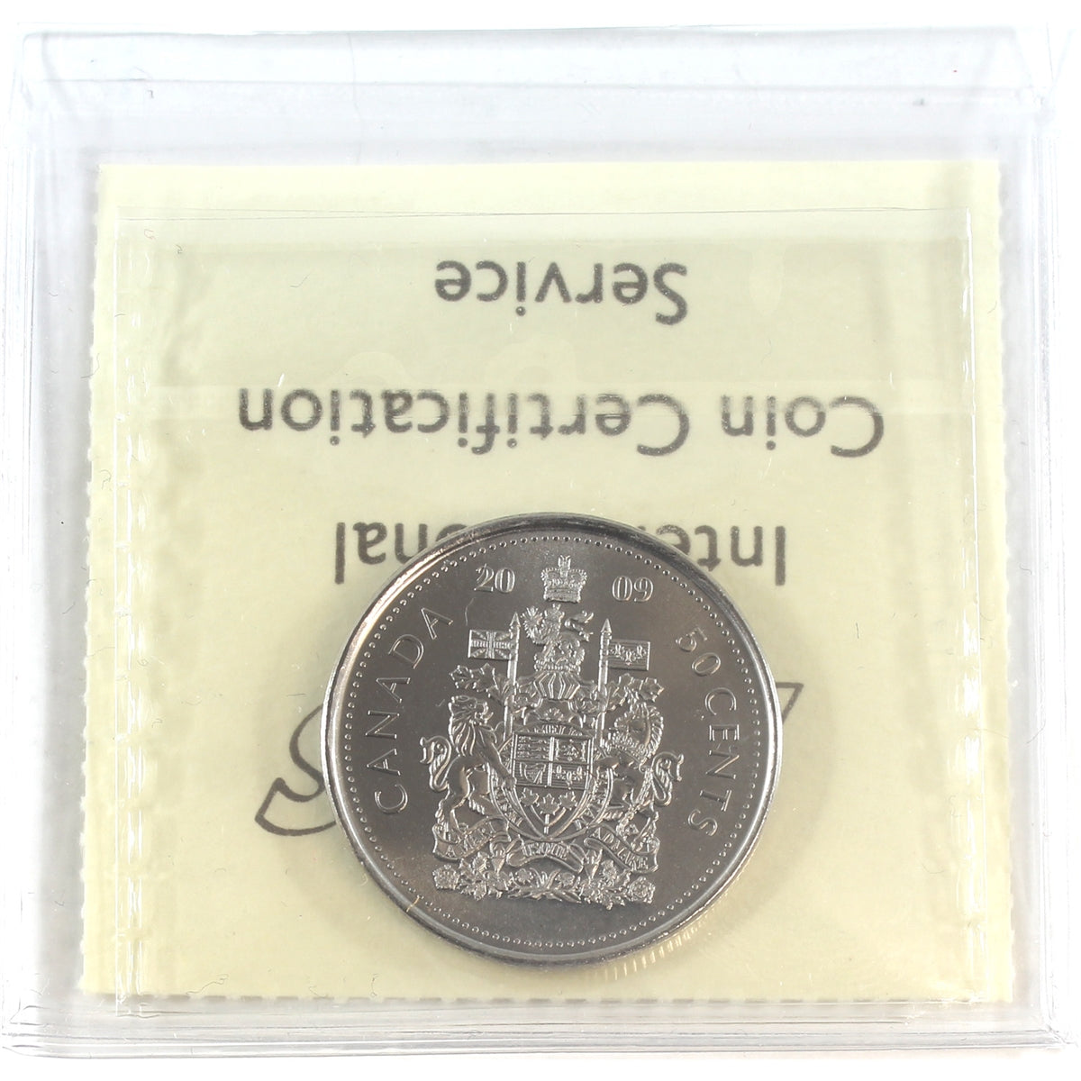 2009 Canada 50-cents ICCS Certified MS66