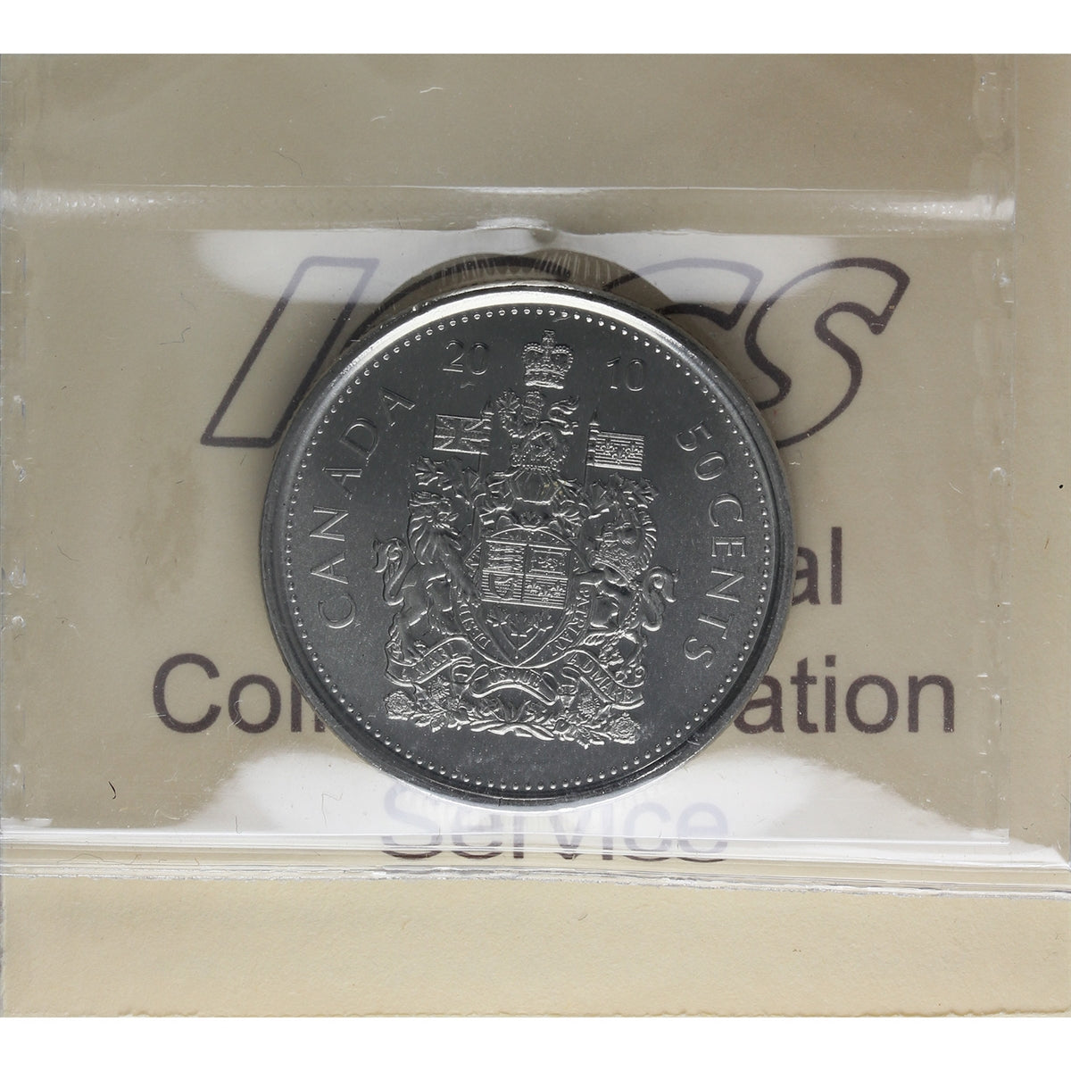 2010 Canada 50-cents ICCS Certified MS65
