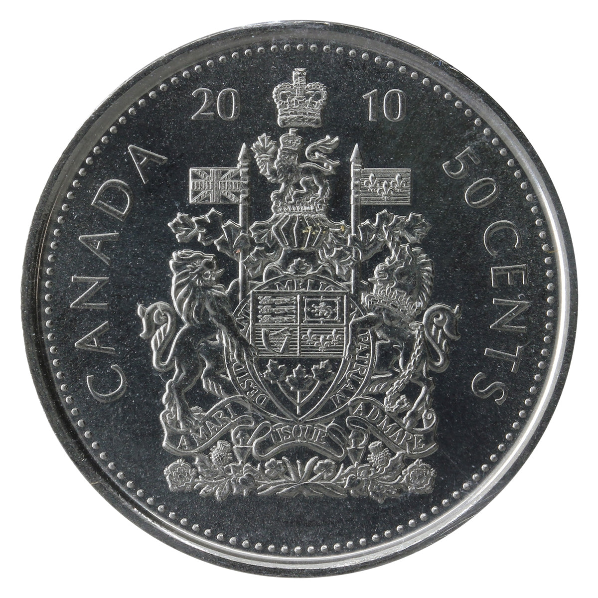 2010 Canada 50-cents ICCS Certified MS65
