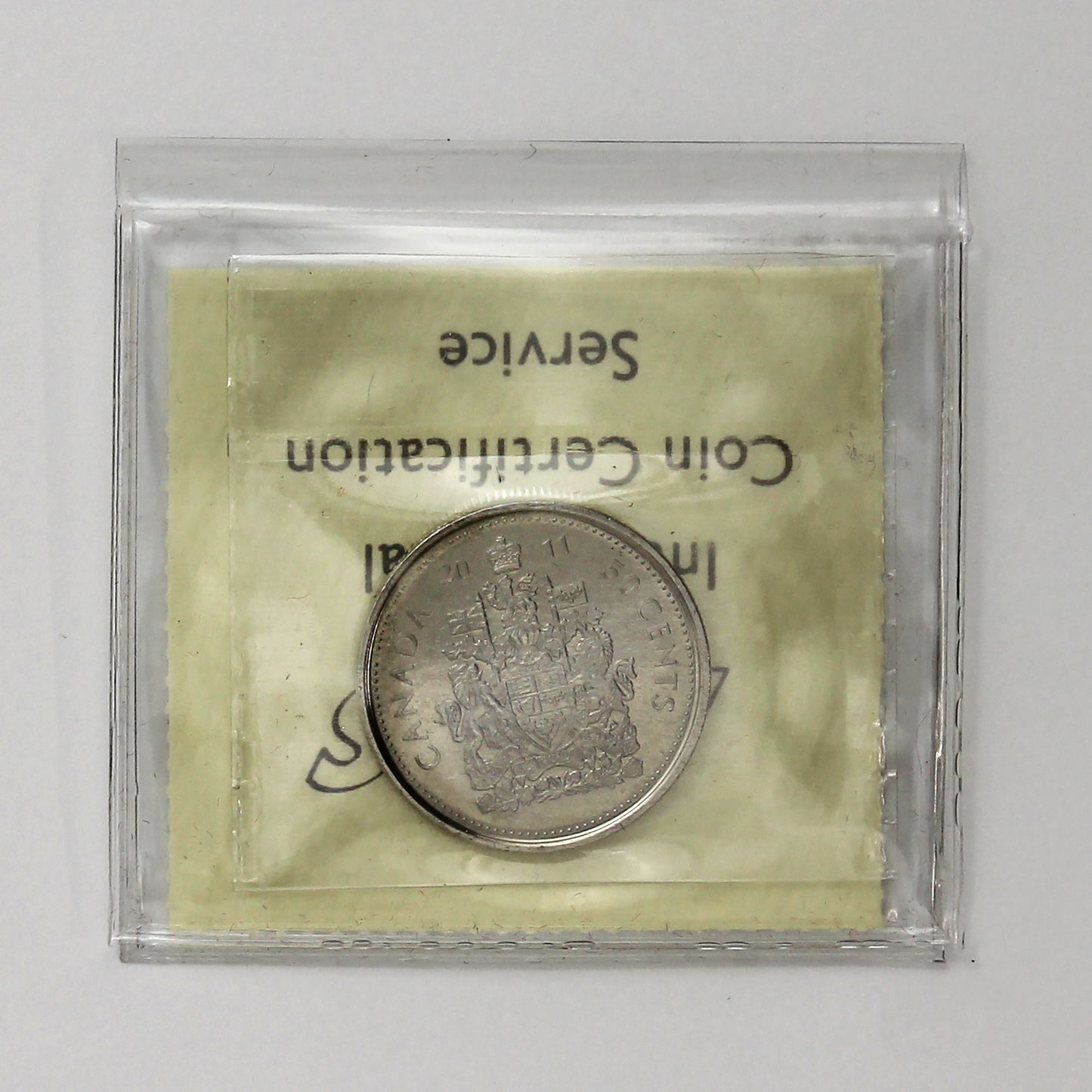 2011 Canada 50-cents ICCS Certified MS66