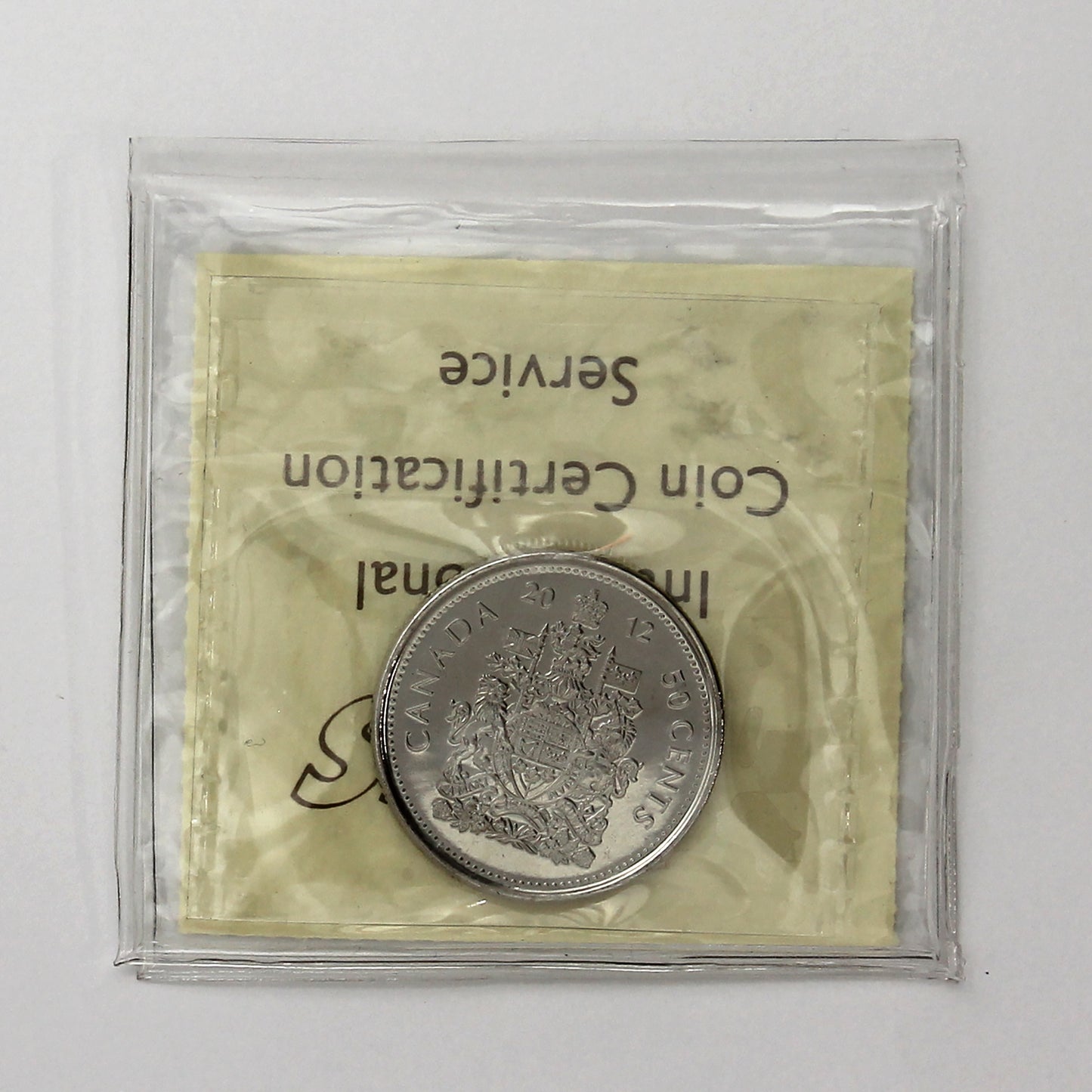 2012 Canada 50-cents ICCS Certified MS66