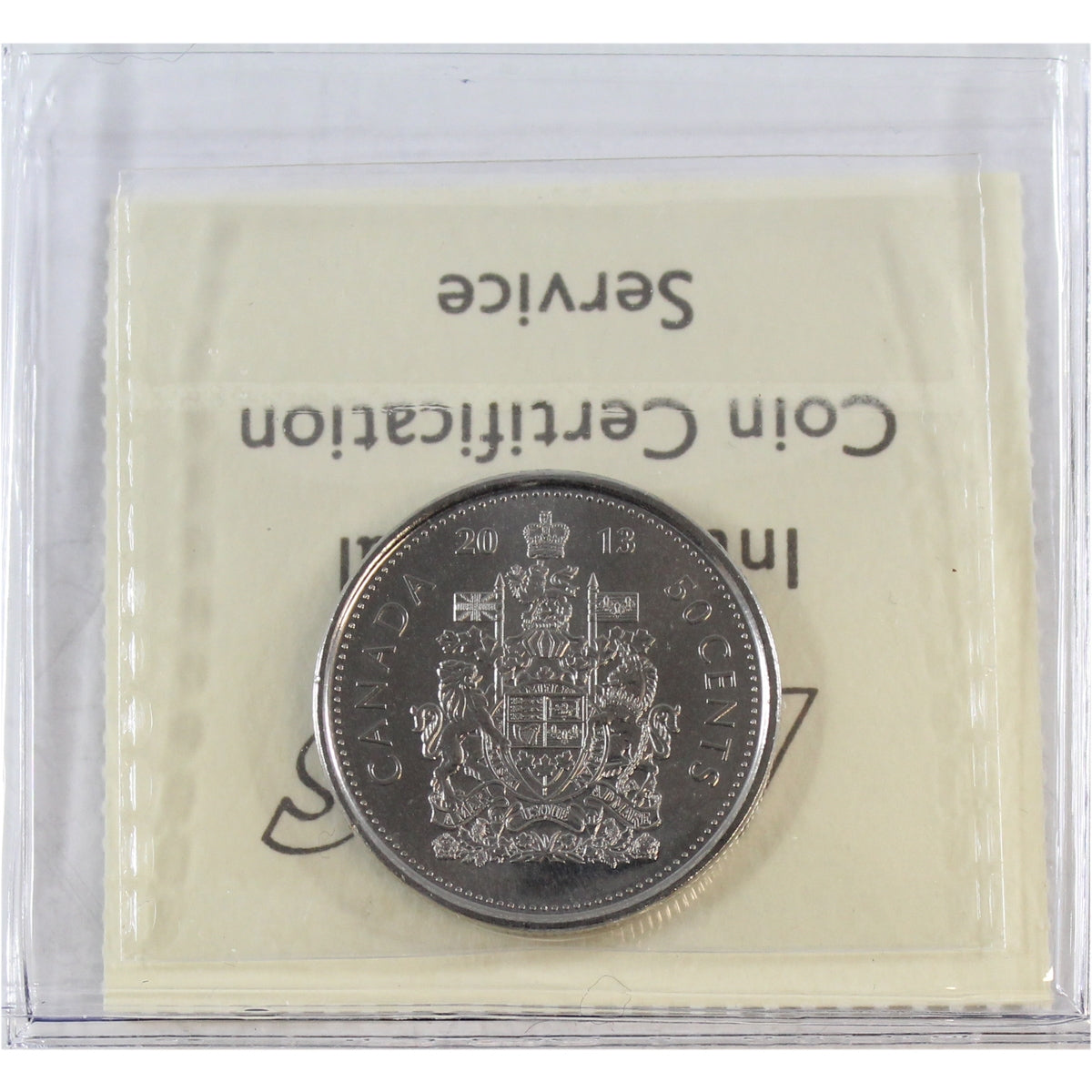 2013 Canada 50-cents ICCS Certified MS65