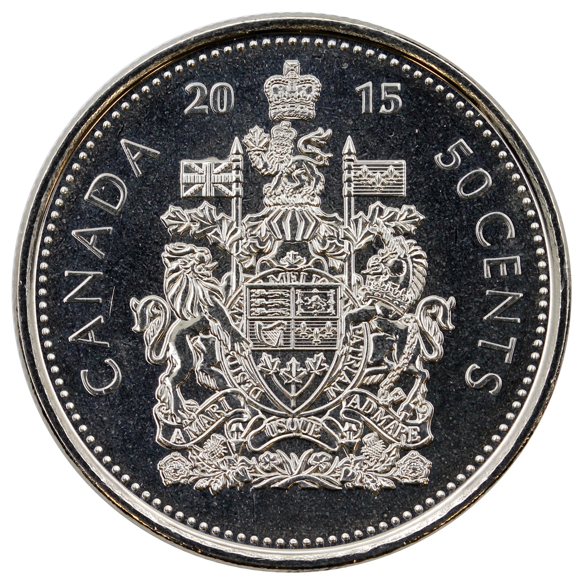 2015 Canada 50-cents Brilliant Uncirculated (MS63)