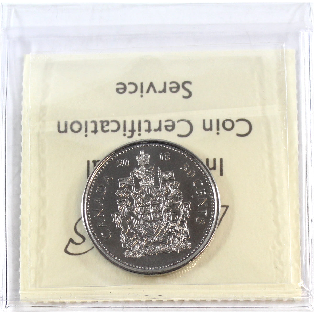 2015 Canada 50-cents ICCS Certified MS65