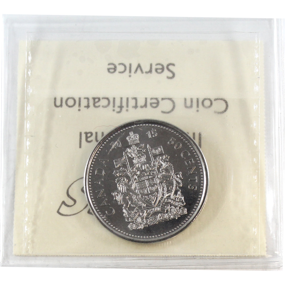 2015 Canada 50-cents ICCS Certified MS67