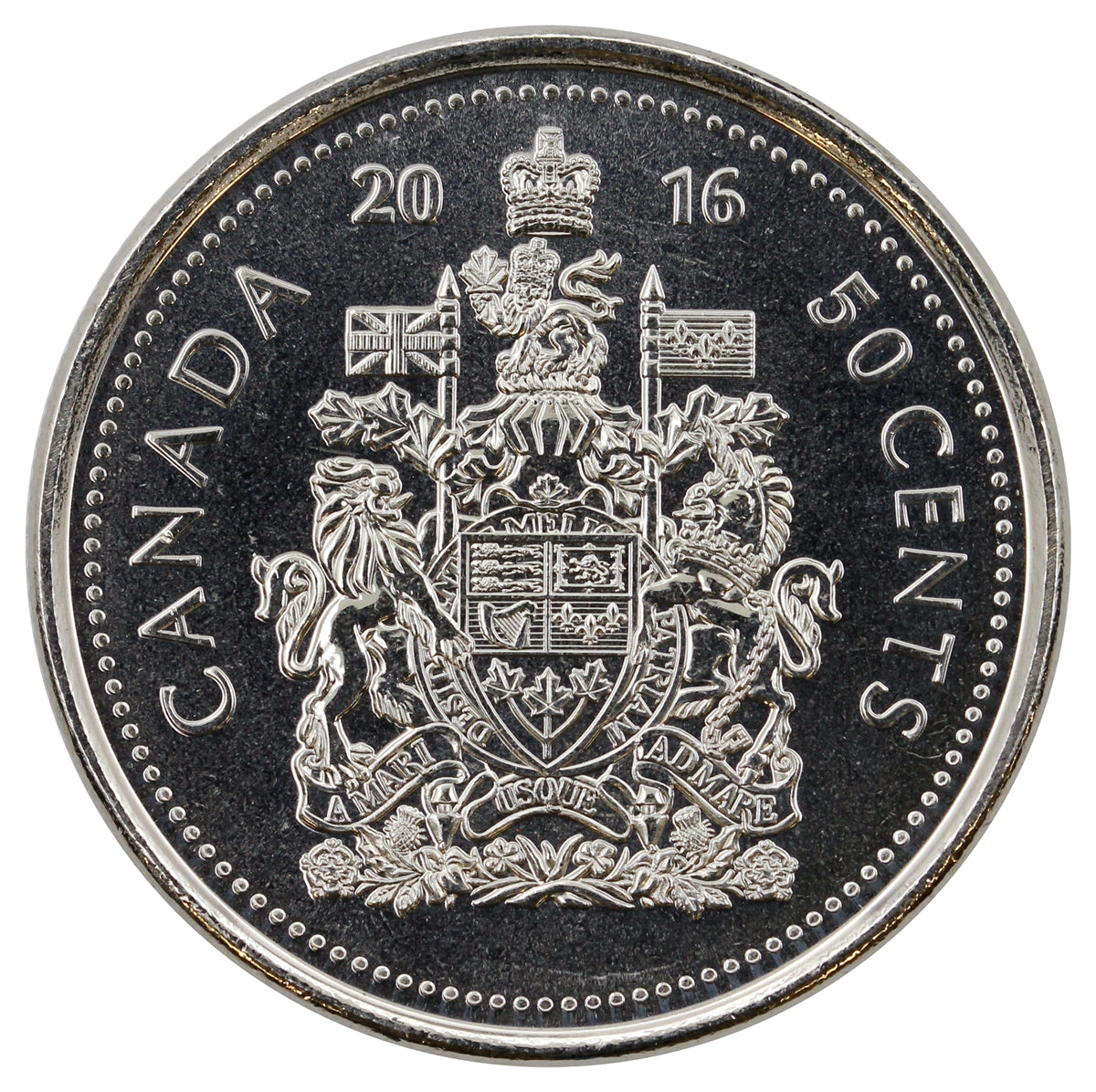 2016 Canada 50-cents Brilliant Uncirculated (MS63)