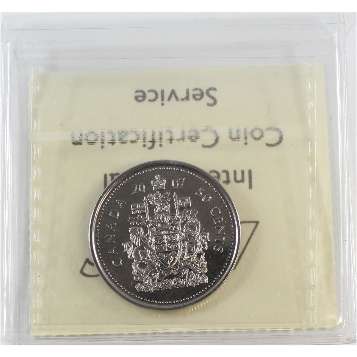 2007 Canada 50-cents ICCS Certified MS67