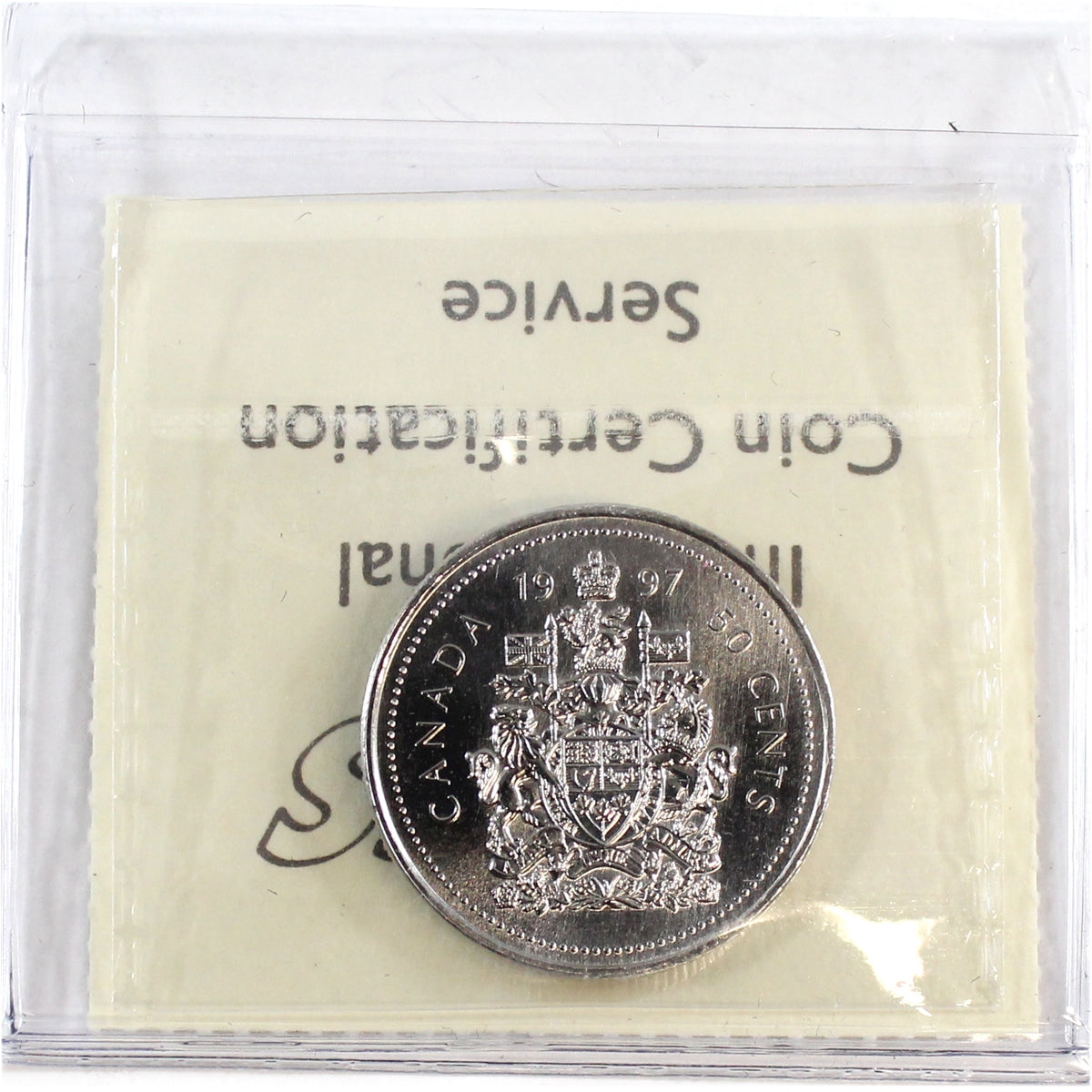 1997 Canada 50-cents ICCS Certified MS65