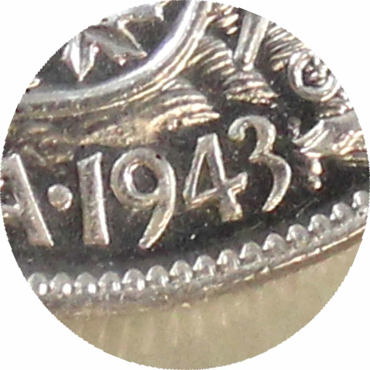 1943 Far 3 Canada 50-cents ICCS Certified MS62