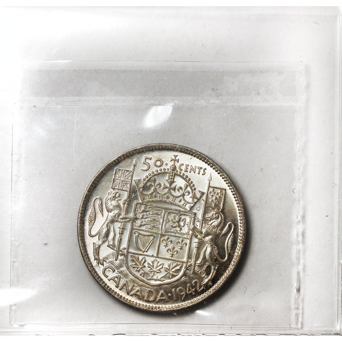 1942 Canada 50-cents ICCS Certified MS64