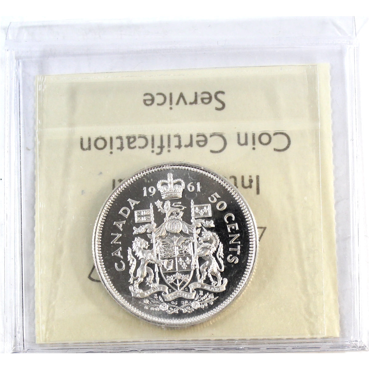1961 Canada 50-cents ICCS Certified PL65 Heavy Cameo