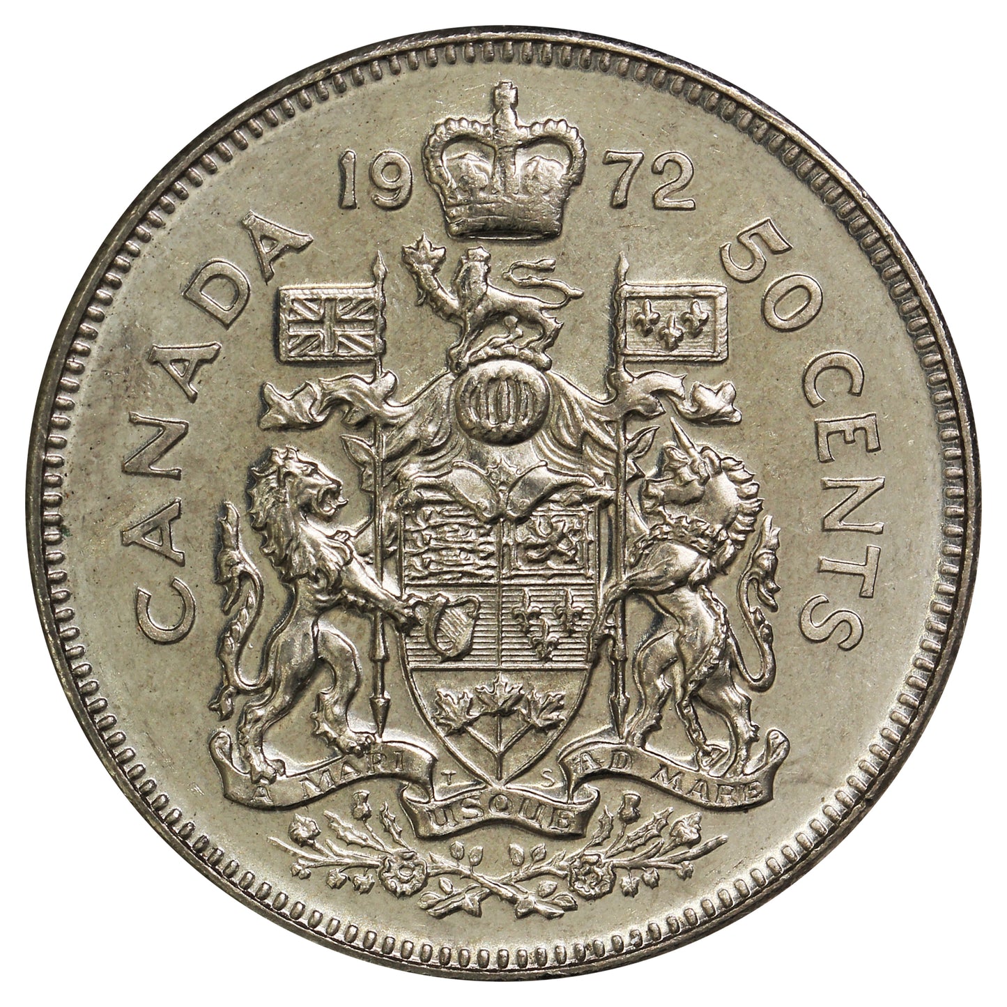 1972 Canada 50-cents Uncirculated (MS60)