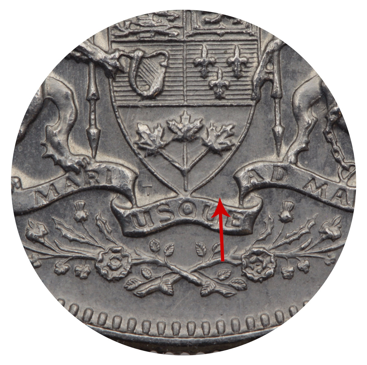 1974 Missing S Canada 50-cents EF-AU (EF45)
