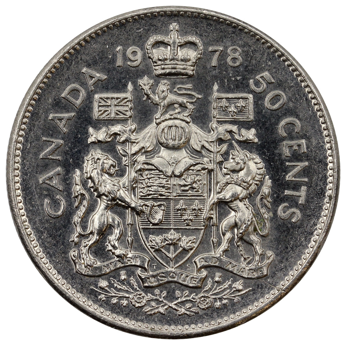1978 Round Jewels Canada 50-cents Circulated