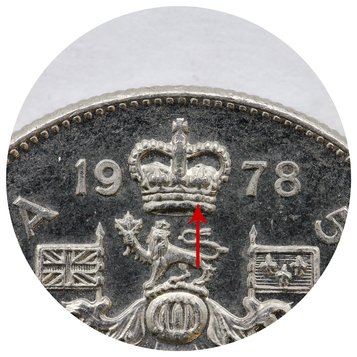 1978 Round Jewels Canada 50-cents Circulated