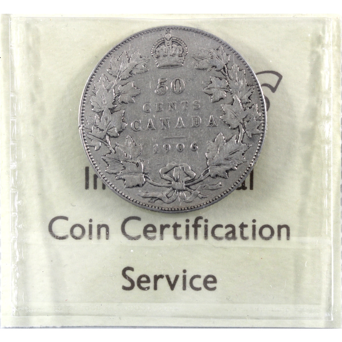 1906 Canada 50-cents ICCS Certified VF20