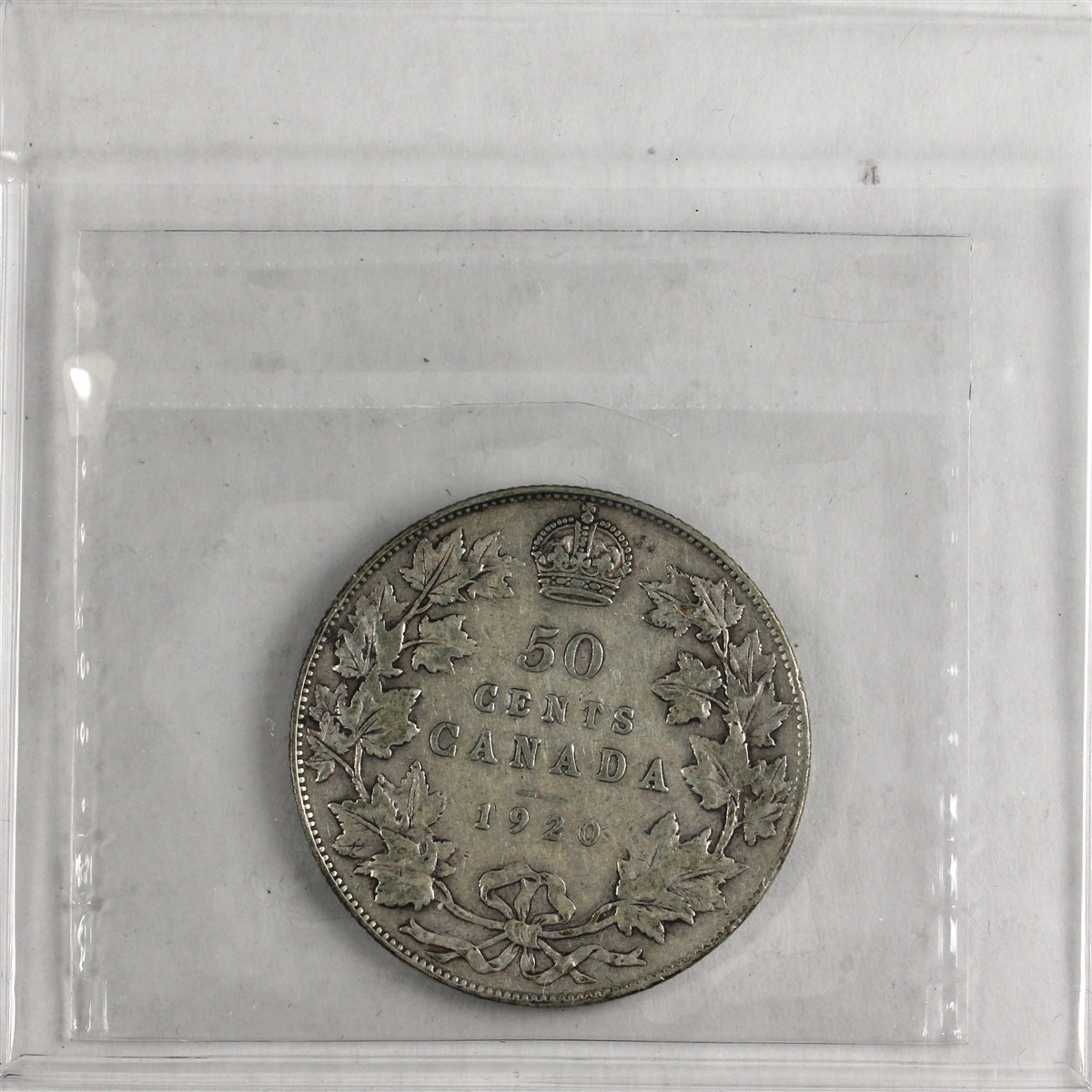 1920 Wide O Canada 50-cents ICCS Certified VG10