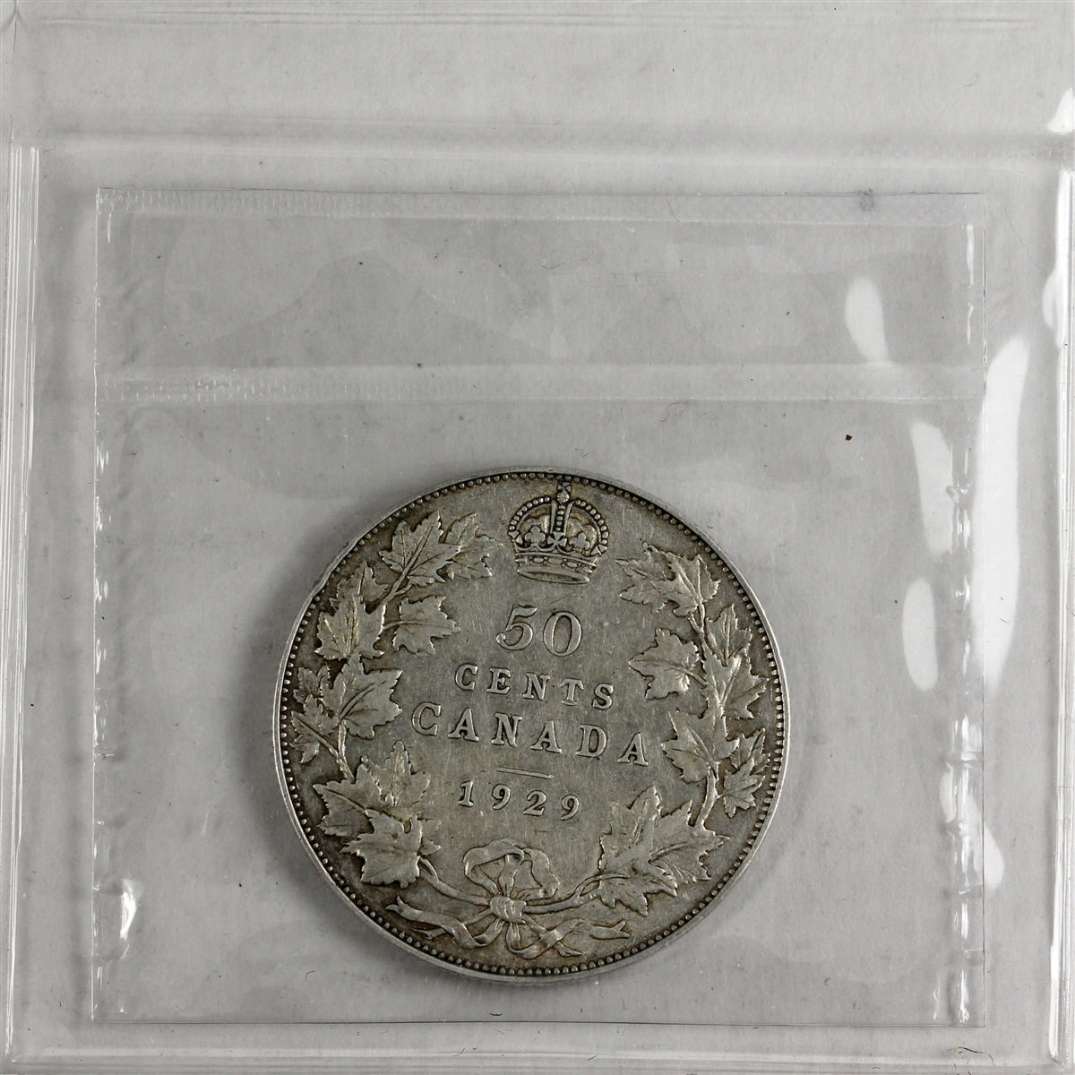 1929 Canada 50-cents ICCS Certified VF20