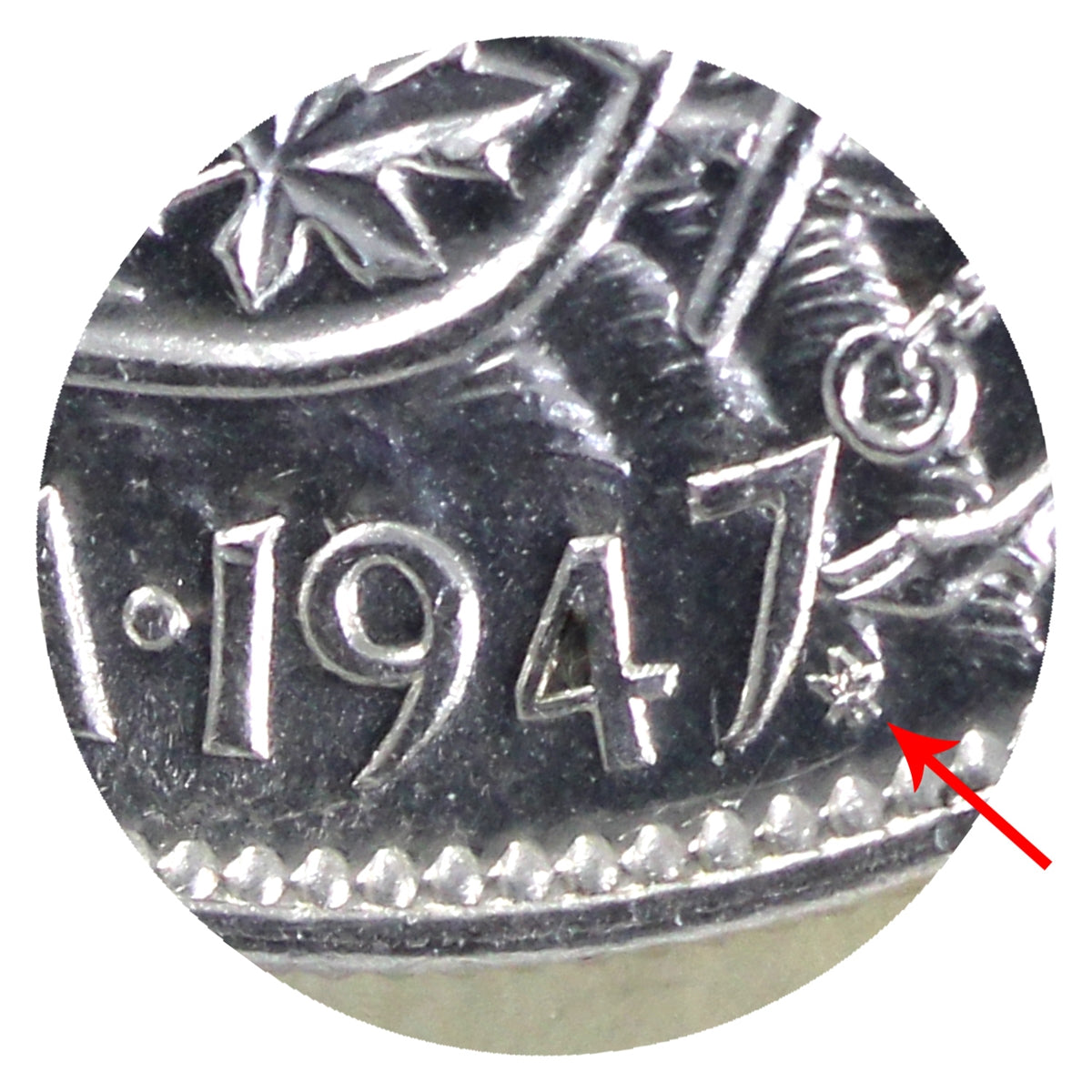 1947 Maple Leaf Canada 50-cents ICCS Certified EF45