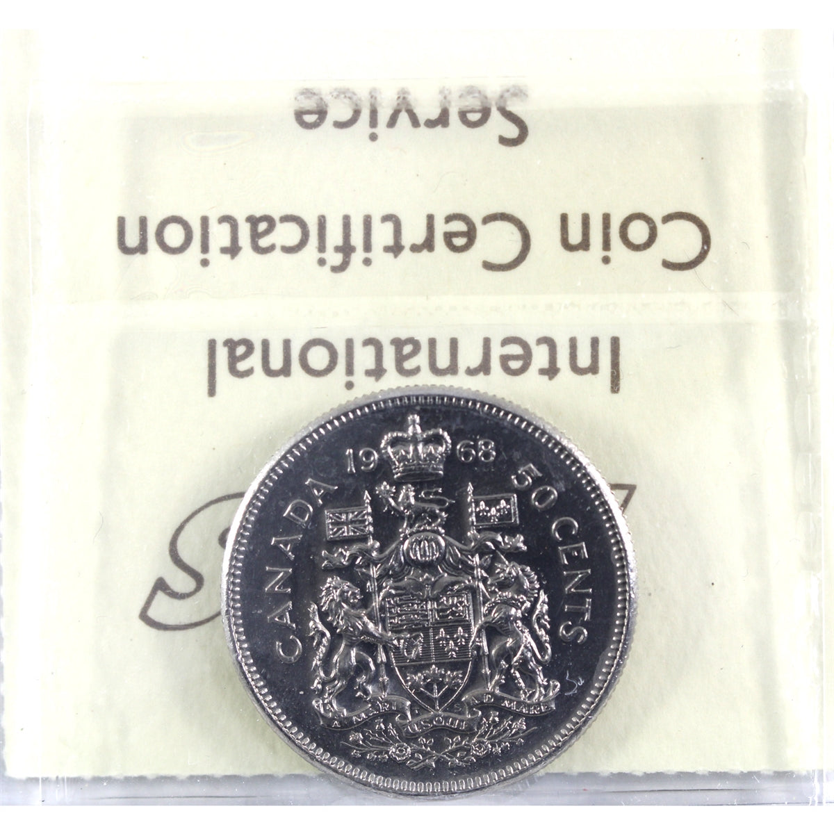 1968 Canada 50-cents ICCS Certified MS64