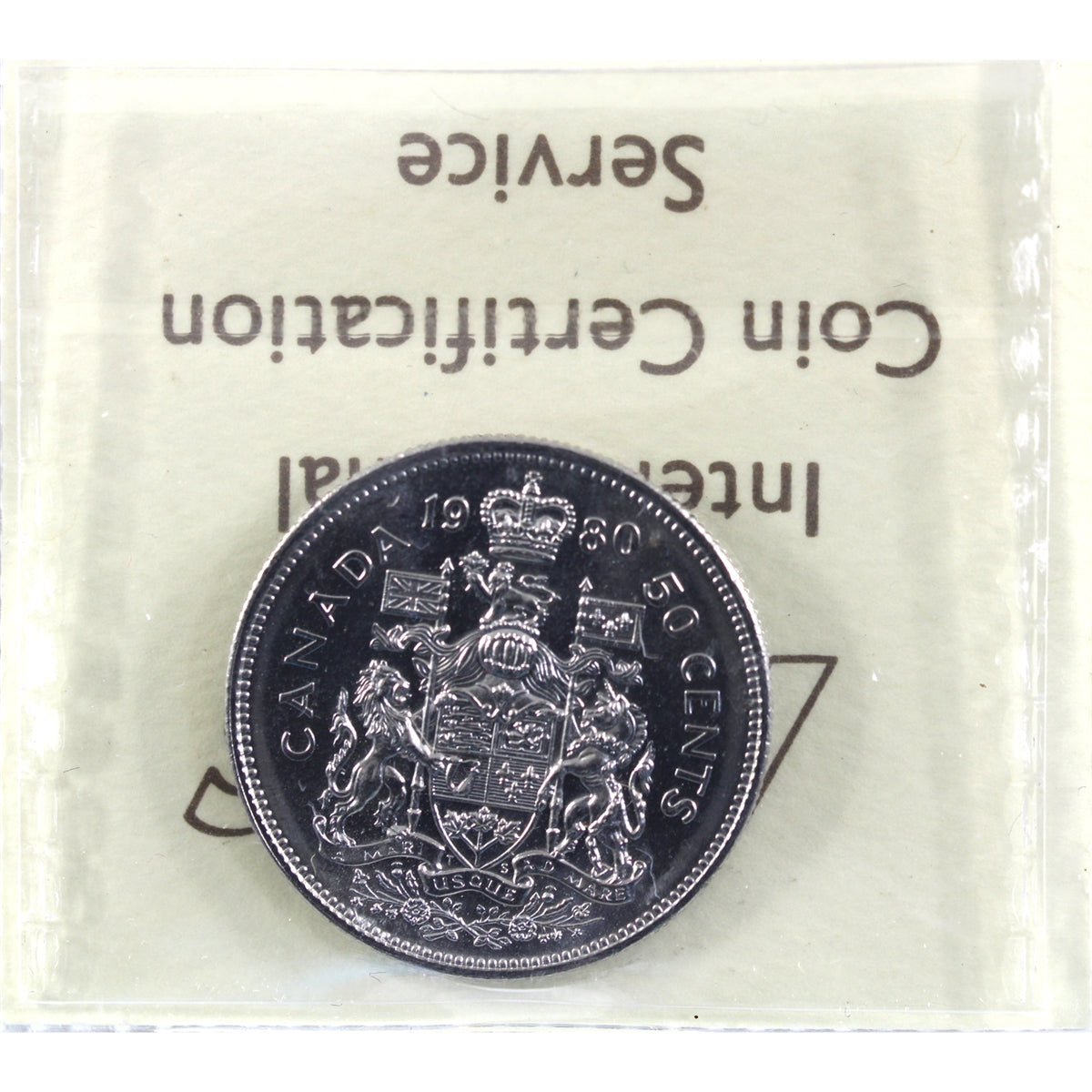 1980 Canada 50-cents ICCS Certified MS64