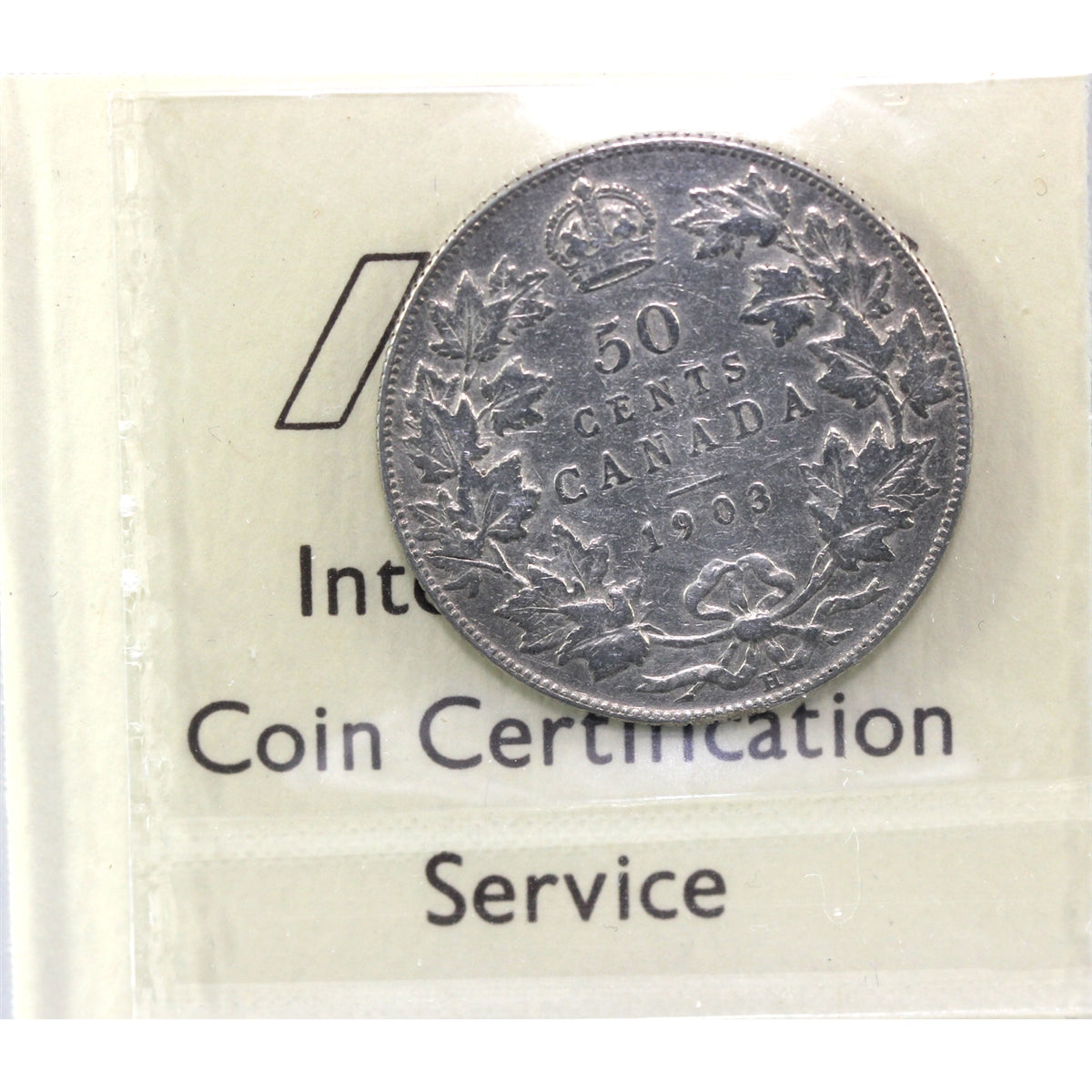 1903H Canada 50-cents ICCS Certified VF20