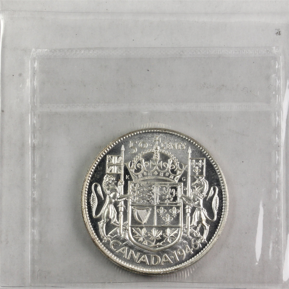 1946 Canada 50-cents ICCS Certified MS62